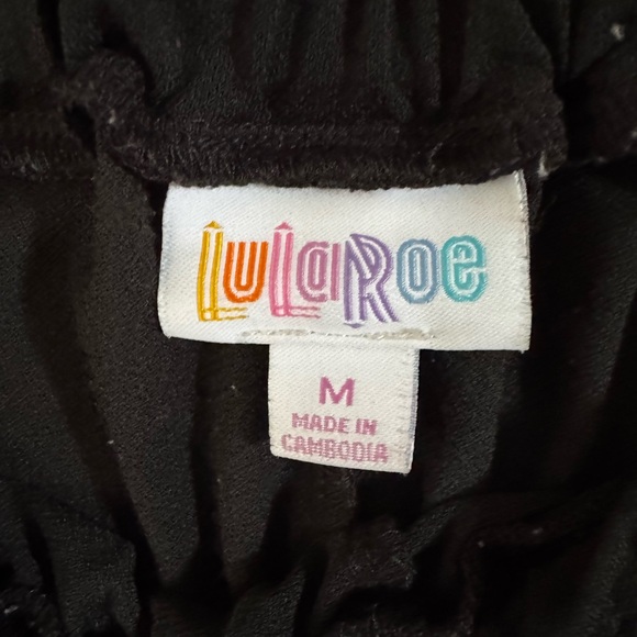 LuLaRoe Black High Wasted Shorts - Picture 3 of 3